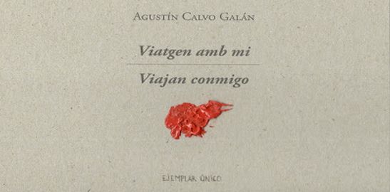 Fragmento de la portada del libro de Agustín Calvo Galán Viajan conmigo